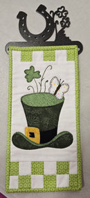 Lucky Hat MM803ME Pattern and Hanger,Button Flat Shamrock Hanger