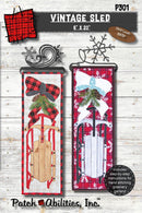 Vintage Sled 6 x 18 Pattern & Buttons