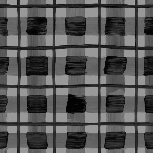Overplaid Large Plaid - Charcoal/Gray