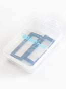 Rectangle Ring 1.5" Set of Two - Black Metal