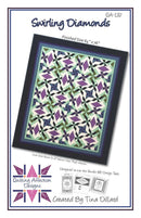 Swirling Diamonds Pattern 64" x  76"