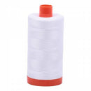 Aurifik Cotton Thread Solid 50wt 1422yds White