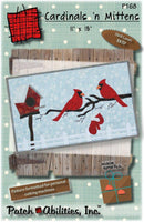 Cardinal n' Mittens Pattern with Buttons