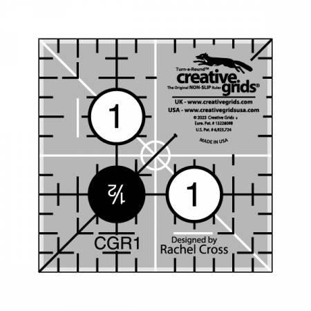 Creative Grids CGR 1 1/2 x 1 1/2  Square Ruler