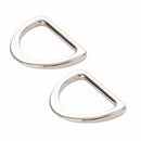 D-Ring 1" Set of Two - Nickel