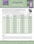Deb Tucker Technique Sheet -  Offset Four Patch Tech Sheet