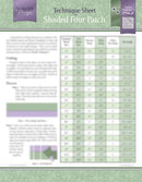 Deb Tucker Technique Sheet - Shaded Four Patch