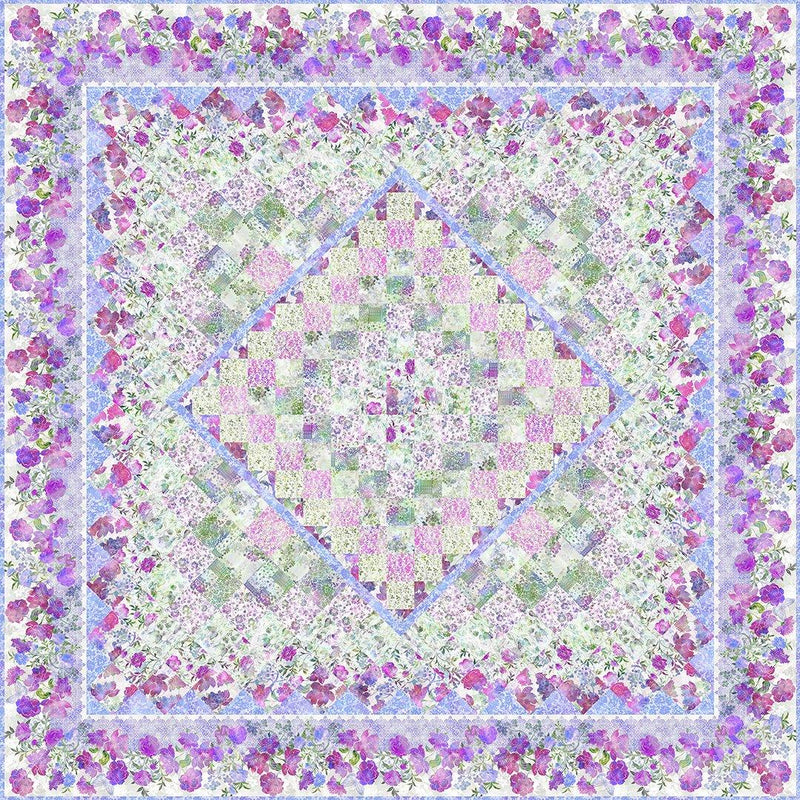 Ethereal Trip Squared - Purple Version Quilt Kit