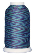 King Tut - Arabian Nights - Varigated  Green, Medium Purple, Aqua, Purple - 2000 Yds.