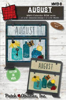 Patch Abilities- MM13-5 Aug Monthly BOM Calendar Series Pattern & Fabric