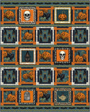 Seriatium Quilt Pattern 53 x 66 inches