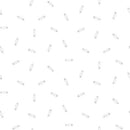 Spaced Out -Safety Pins - Light Gray