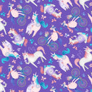 Sparkel Like A Unicorn - Medium Purple Unicorns