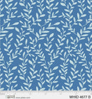 Woodland Hideaway -Leaves and Stems Blue