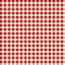 1/4" Gingham Check - Red