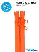 30" Handbag Zipper Double Slide - Pumpkin