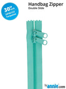 30" Handbag Zipper Double Slide - Tuquoise