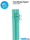 30" Handbag Zipper Double Slide - Tuquoise