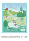 36" Sweet Little Lamb Panel - Multi