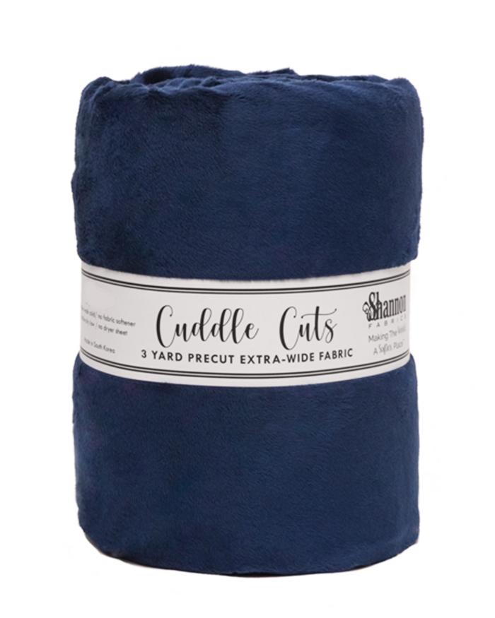 3yd 110" Cuddle Cut - Navy