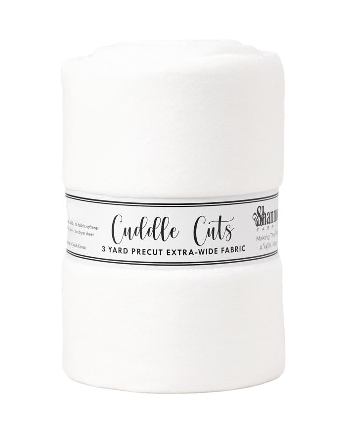 3yd 110" Cuddle Cut - White