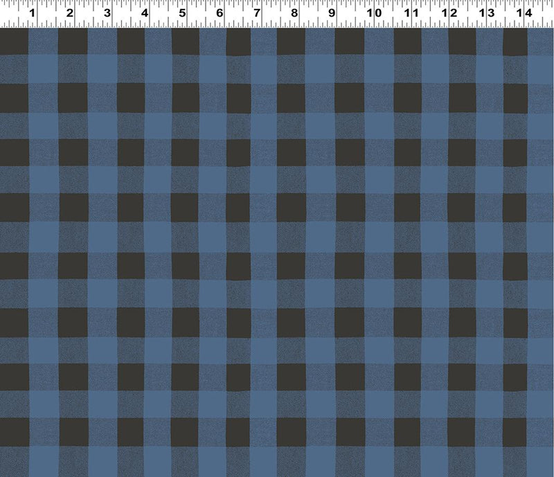 A Dog's Life Buffalo Plaid Dark Denim