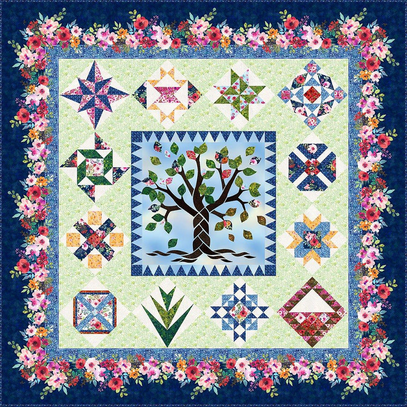 Tree Quilt Kit A Family Tree of Faith Quilt Kit – Bits 'n Pieces Quilt Shop