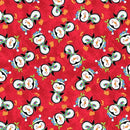 A Jolly Good Time Tossed Penguins - Red
