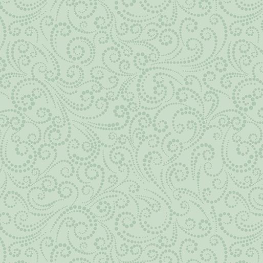 A Winter's Day Dotted Scroll - Mint
