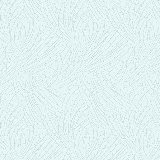 A Winter's Day Golden Pine - Light Aqua
