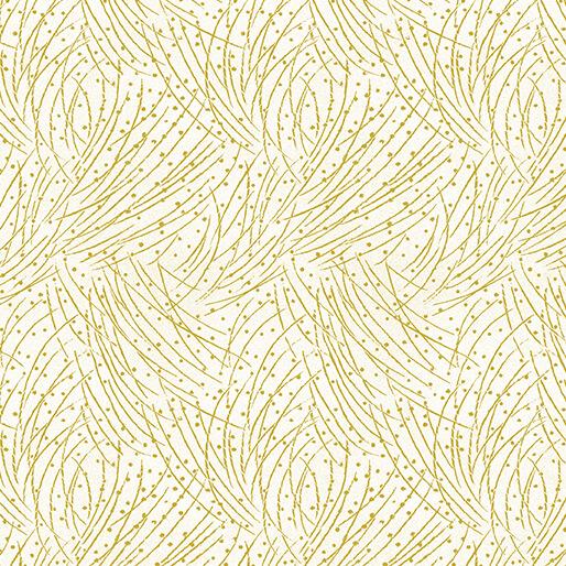 A Winter's Day Golden Pine - Parchment with Gold Metallic