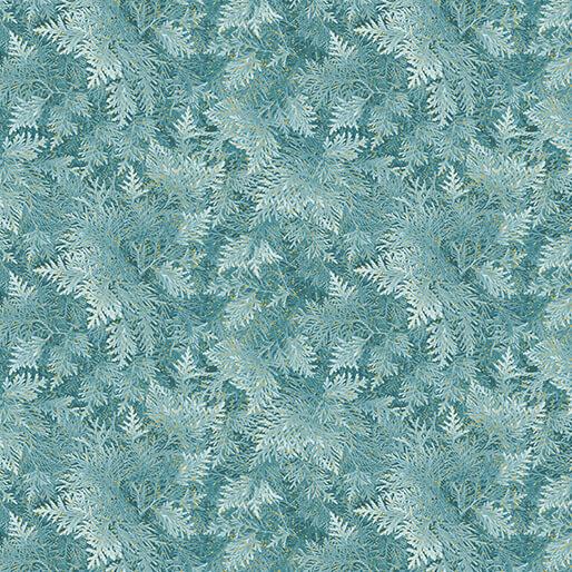 A Winter's Day Grand Fir - Blue with Gold Metallic