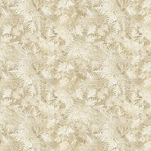A Winter's Day Grand Fir - Tan with Gold Metallic
