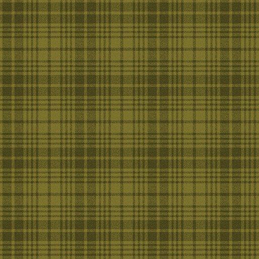 A Wooly Autumn Plaid - Moss