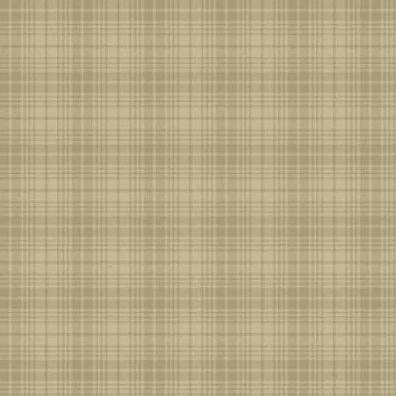 A Wooly Autumn Plaid - Tan