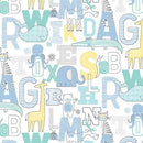 Adorable Alphabet - Adiorable Alphabet Teal/White