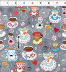 Alice Teacups - Multi