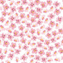 All Big Things Start Small Pink Blossoms - White/Pink