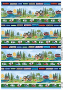 All New England Shop Hop 2025 Border Stripe - Multi