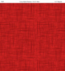All New England Shop Hop 2025 Cross Hatch Texture - Red