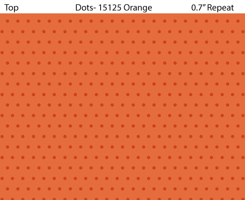 All New England Shop Hop 2025 Dots - Orange