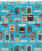 All New England Shop Hop 2025 New England Signs - Deep Aqua