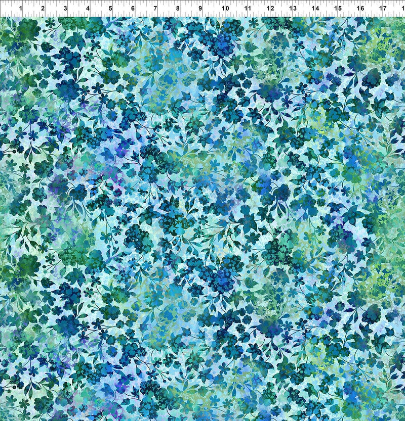Allure Flowerr Vines - Blue