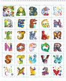 Amazing Alphabet 36" Block Panel - White