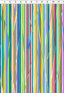 Amazing Alphabet Stripe - Multi