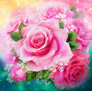 American Beauty 60" Rose Panel - Pink
