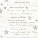 American Valor 108" Words of Valor - Light Natural