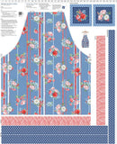 Americana 36" Canvas Apron Panel - Denim