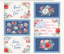 Americana 36" Placemat Panel - Multi