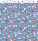 Americana Medium Floral - Denim